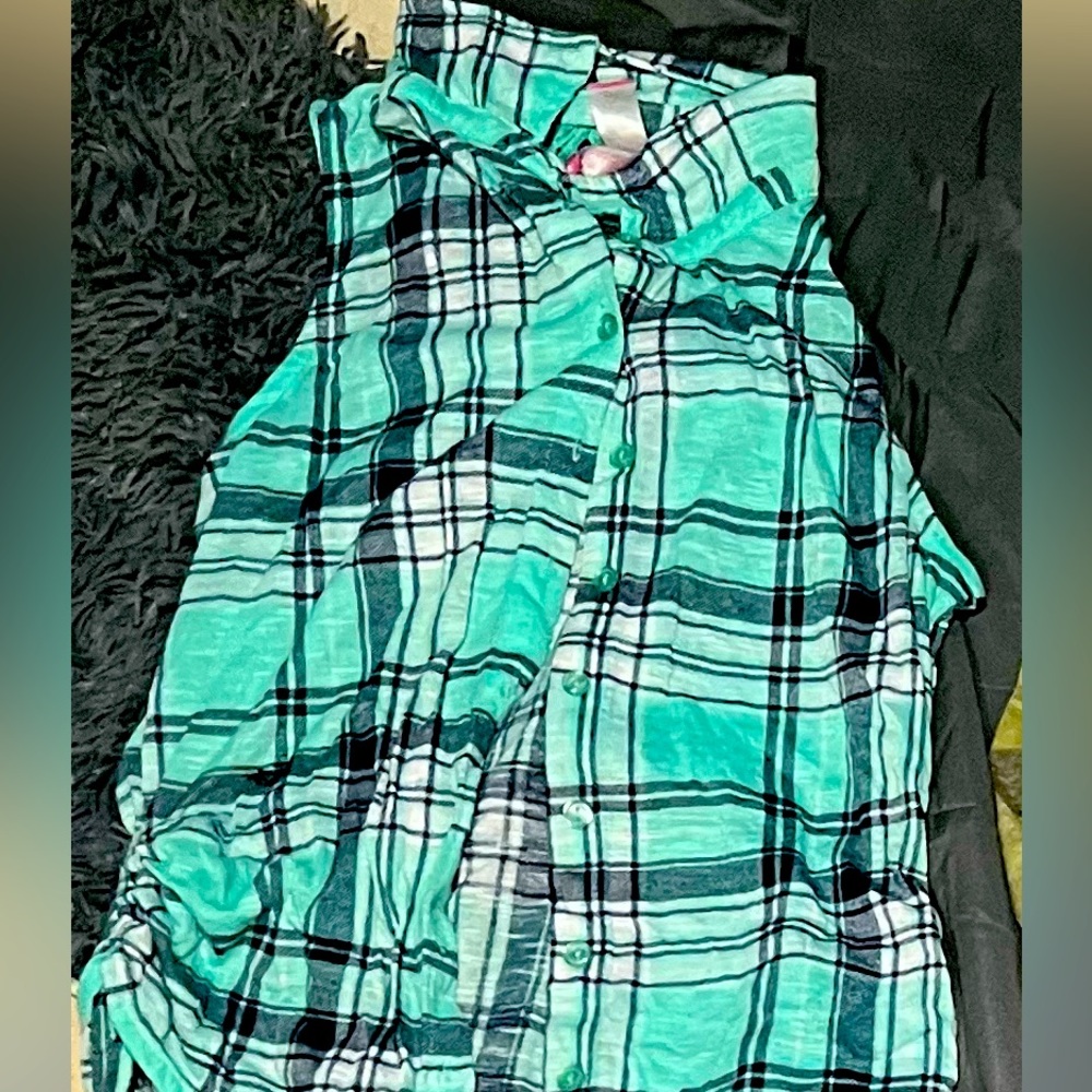 Cute Plaid Tank Top